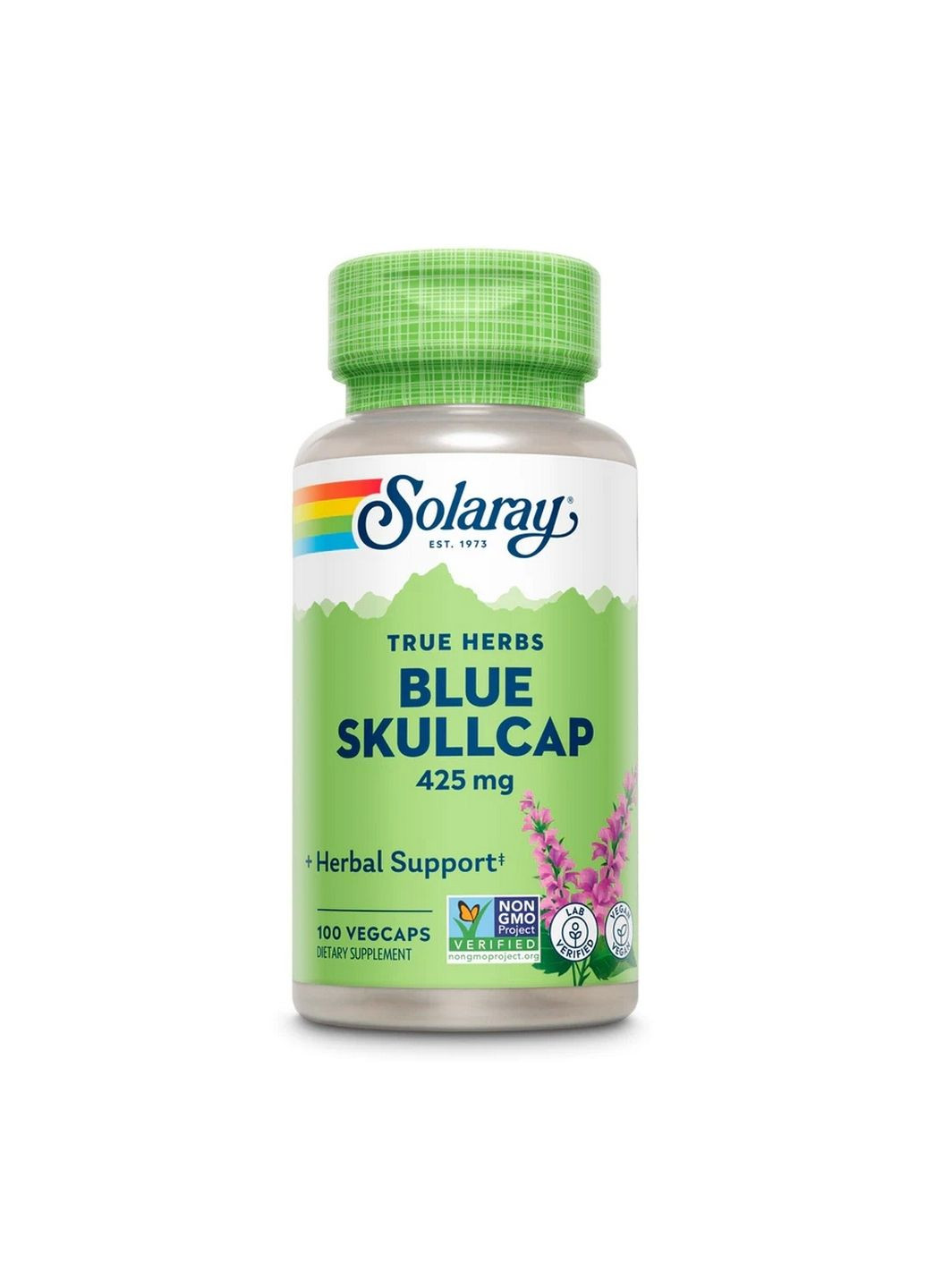 Натуральна добавка Blue Skullcap 425 mg, 100 вегакапсул Solaray (293418882)