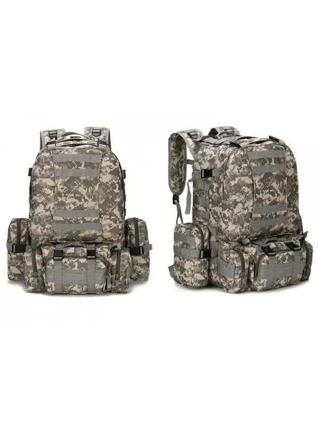 Рюкзак тактичний з підсумками Eagle B08 55 літр / Військовий, штурмовий / Вірменський Digital (363831925)