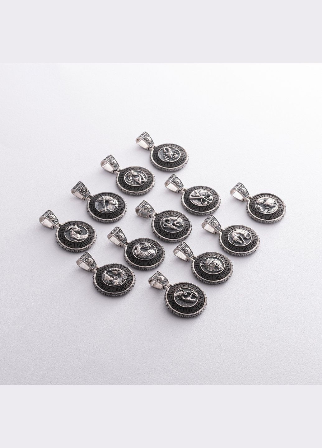 Серебряный кулон Знак зодиака Козерог с ебеном 1041козерог Oniks (266704737)