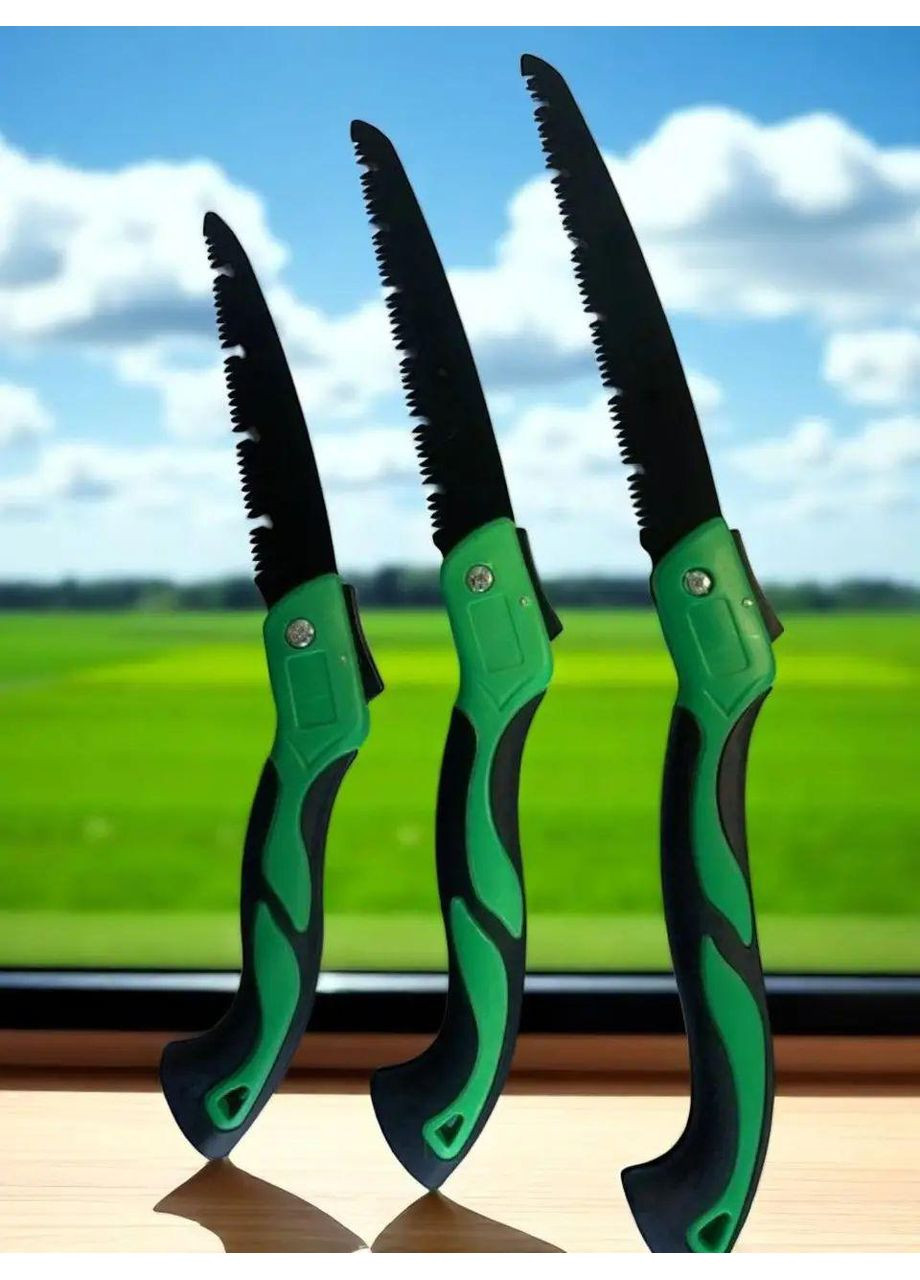 Складная ручная пилка для дерева 300 мм | Многофункциональная пила из нержавеющей стали SK7 для сада, кемпинга, ремонта Unbranded (341288553)