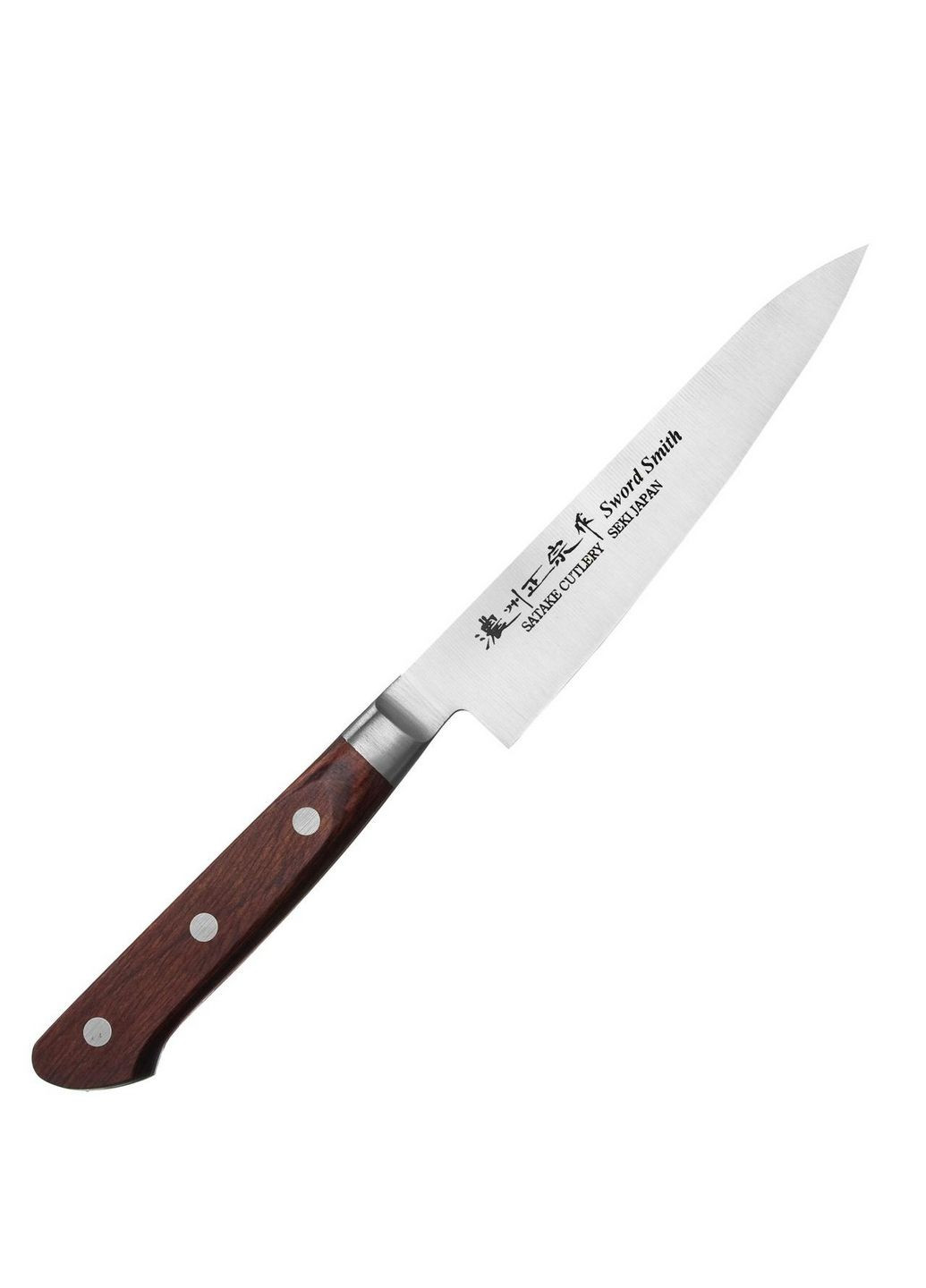 Кухонный нож универсальный 13,5 см Satake коричневые,