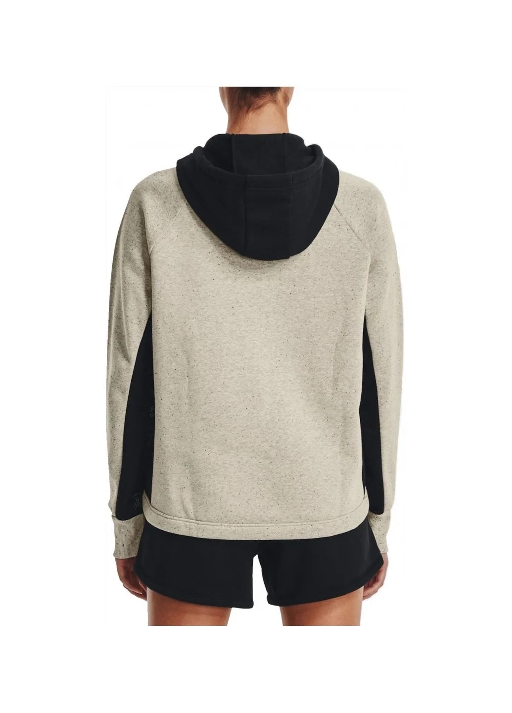 Бежева куртка жіноча sweatshirt rival + fz hoodie-brn beige 1369852-279 Under Armour