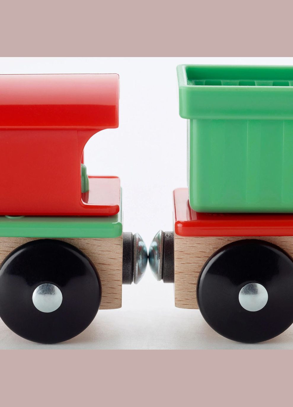 Іграшка, локомотив з вагонами ІКЕА LILLABO 3 шт (60320094) IKEA (271122864)