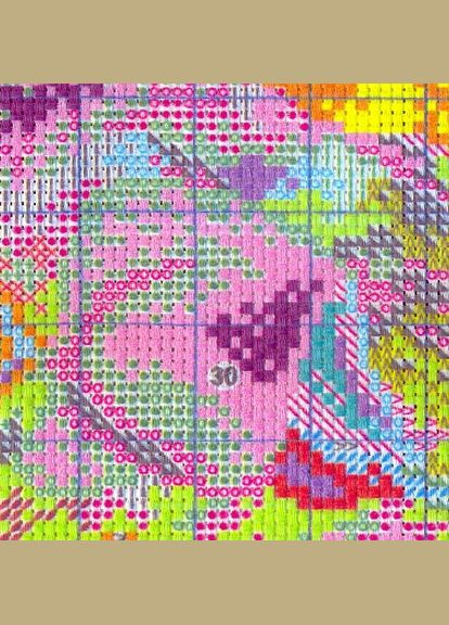 Набір для вишивання за нанесеною на канву схемою "Dolphins in the ocean". AIDA 14CT printed, 81*62 см Joy Sunday (313613337)