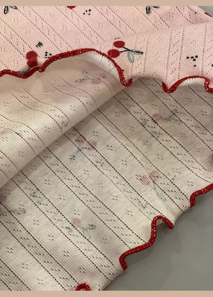 Рожева всесезон легенька піжамка з коротким рукавом для дівчинки Mevis