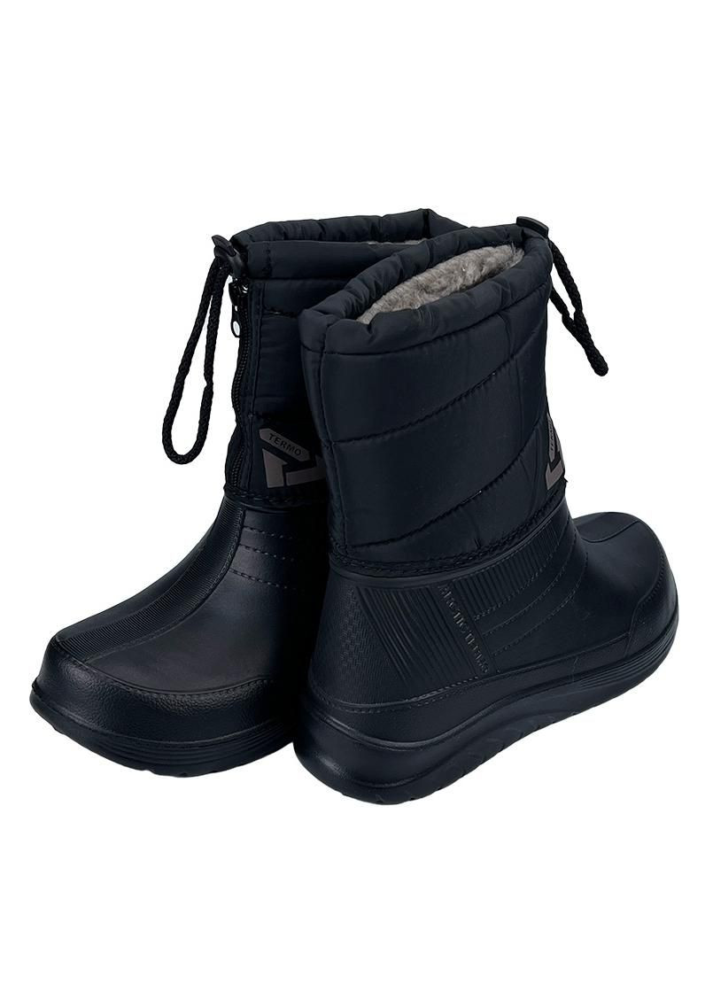 Черные сапоги женские пеновые утепленные на молнии черные 3091-1 Gipanis