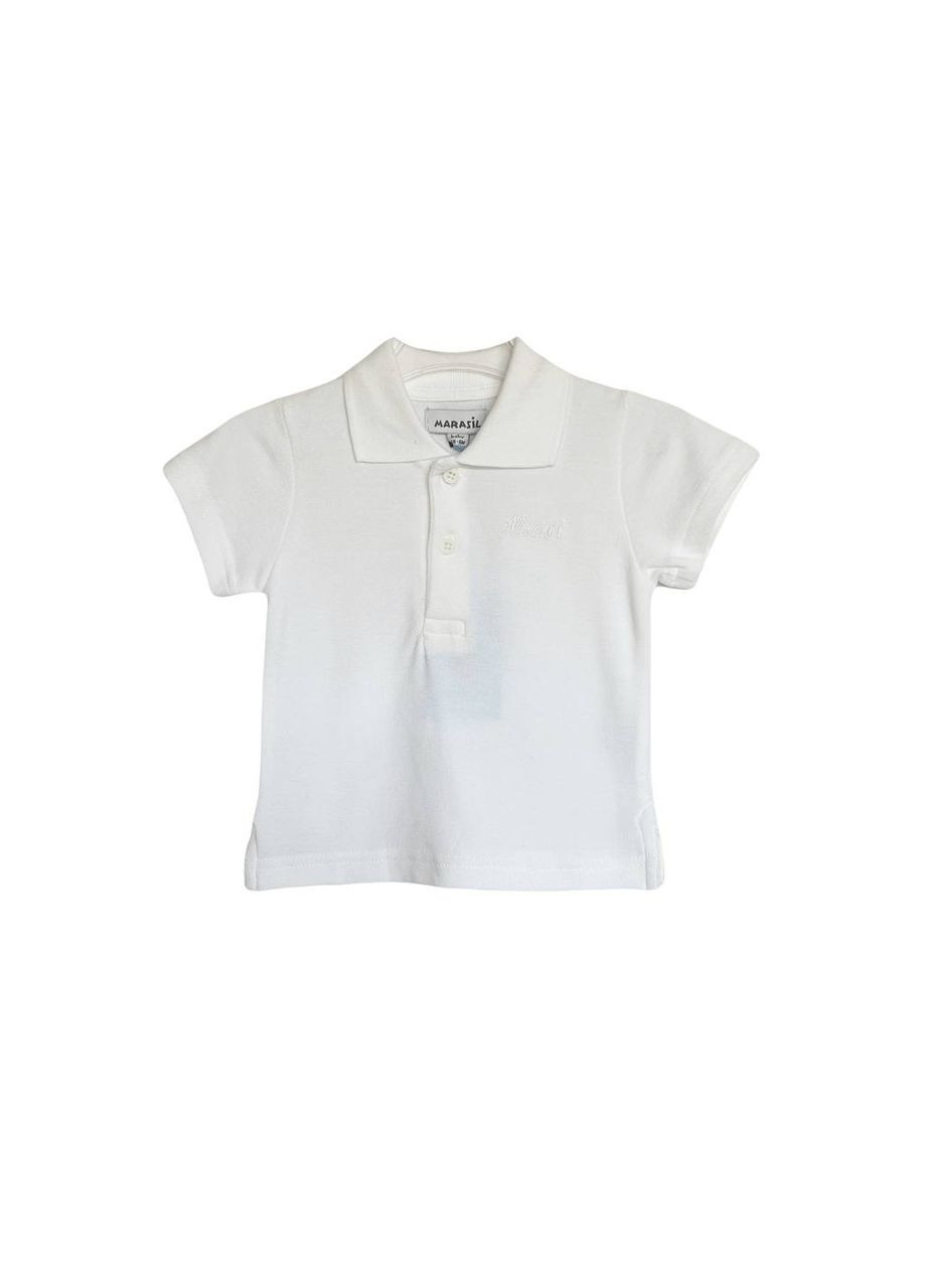 Белая детская футболка-футболка Marasil однотонная