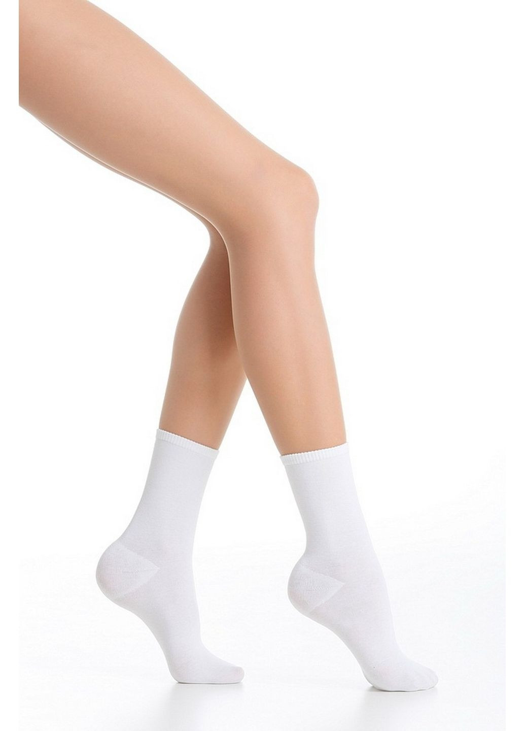 Білі шкарпетки бавовняні однотонні forte 58 Marilyn (351583467)
