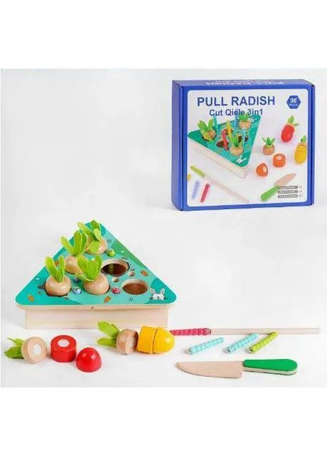 Дерев'яна іграшка бізіборд рибалка на магнітах Полювання на шкідників (WD13028) MFC (365546117)