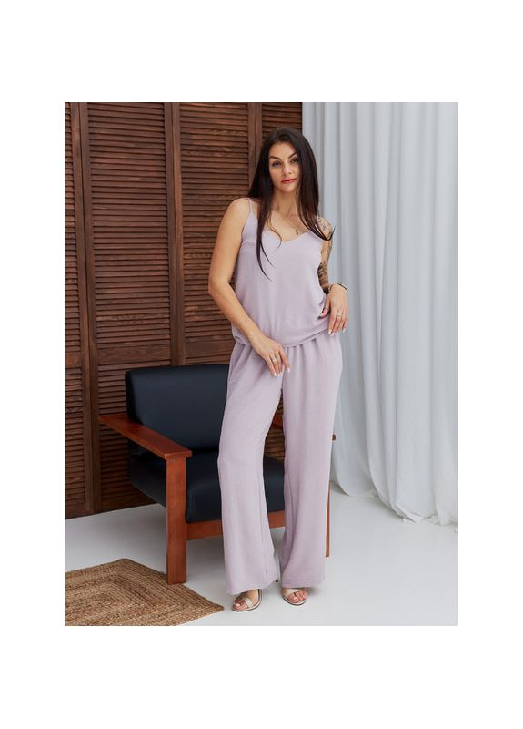 Майка летняя из крепа, Размер одежды S, Цвет Молочно белый Badger (354697533)