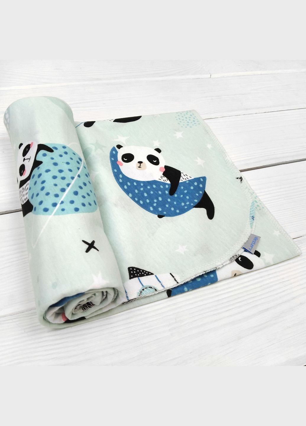 Пелюшка для немовлят із пандочками Panda Ментол dexter's (300074201)