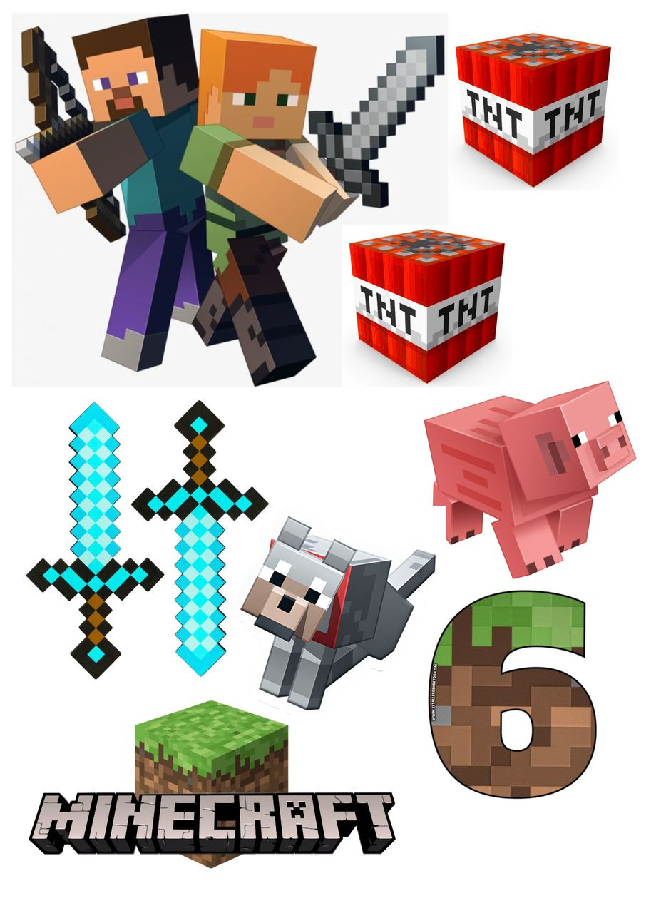 Вафельна картинка Майнкрафт 4.0 No Brand (371787214)
