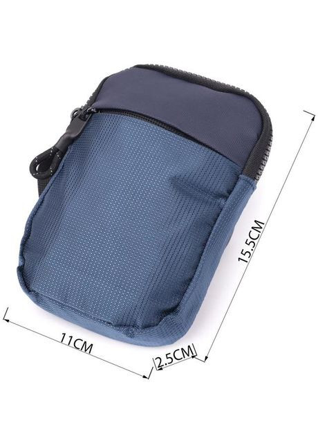 Сумка мужская через плечо сумочка слинг в дорогу планшет спортивный для документов барсетка для телефона Синий 34538 Vintage (332164441)