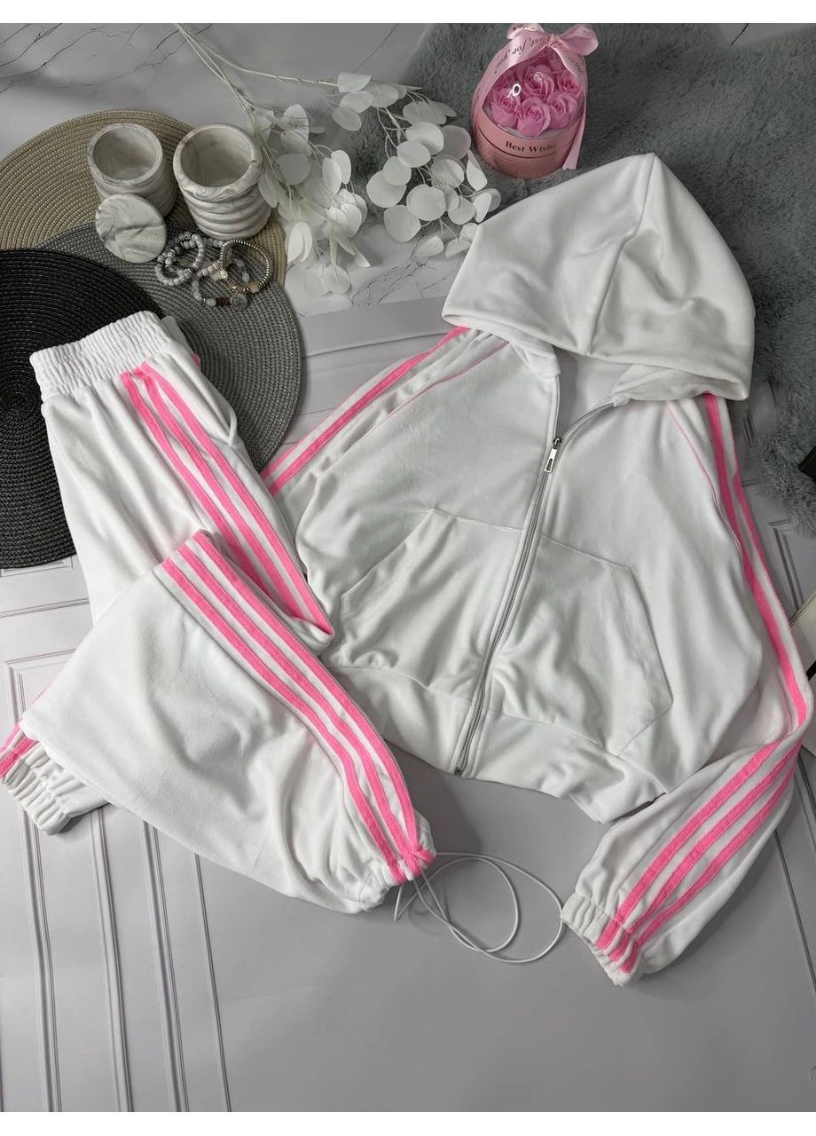 Жіночий стильний велюровий костюм No Brand (385788473)