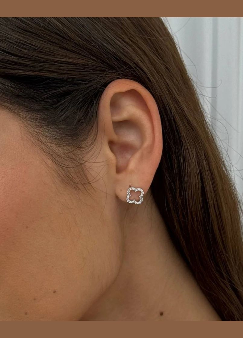 Сережки "Shine Clover" Le'Perle (329751697)