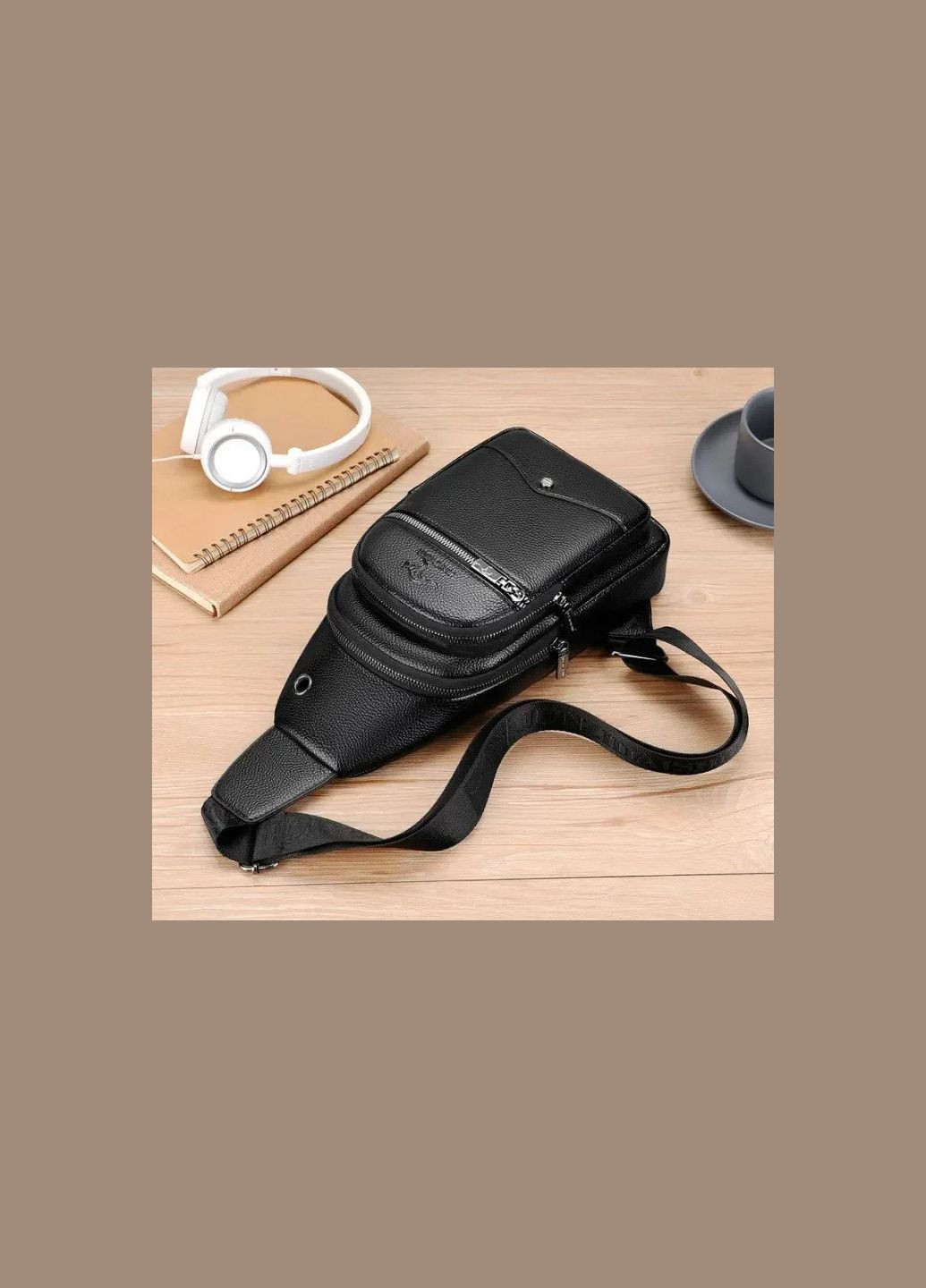 Мужская нагрудная сумка-слинг кенгуру PTR No Brand (317764083)