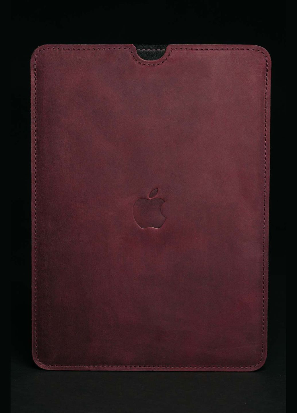 Кожаный чехол для MacBook FlatCase Бордовый Крейзи Хорс 13.3 Skin and Skin (290850379)
