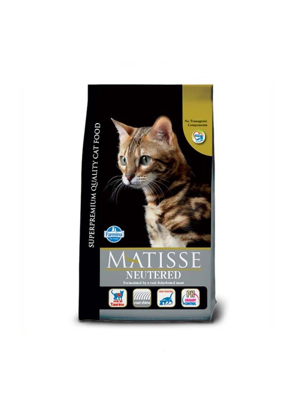 Сухой корм Matisse Neutered Chicken для стерилизованных кошек и кастрированных котов с курицей 10 кг Farmina (286472948)