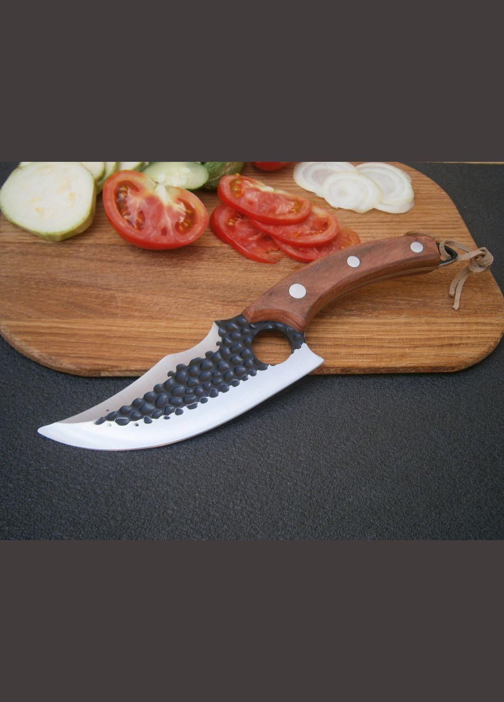 Ніж кухарський Sakuri Chef RT-06 Fultang 27см No Brand (319814537)