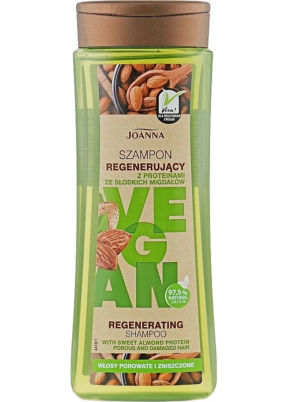 Шампунь для сухих и поврежденных волос Vegan Regenerating Shampoo 300ml (2-945354) Joanna (381987934)