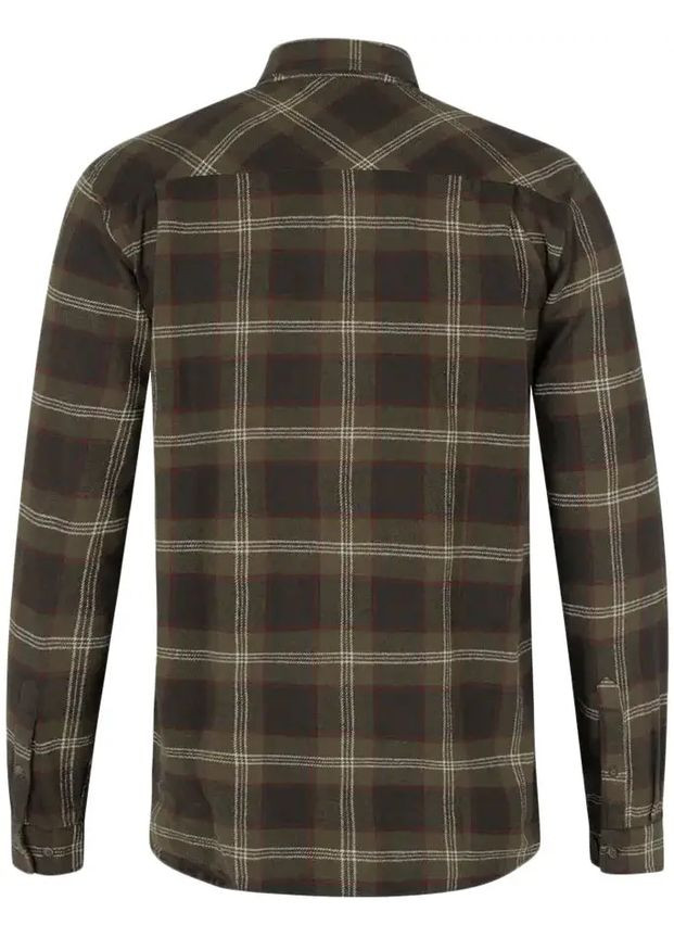 Комбінована сорочка seeland glen flannel shirt pine green check No Brand