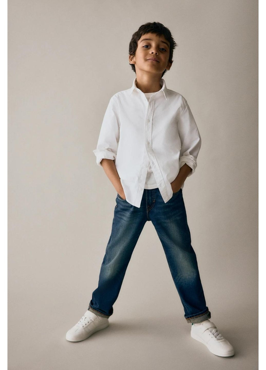 Дитячі джинси для хлопчика Сині (25120501) H&M (371685810)