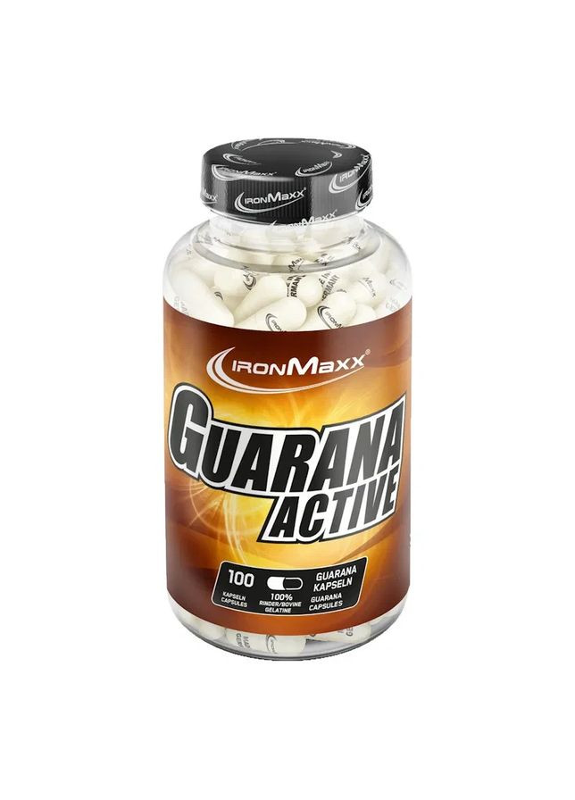 Гуарана Guarana Active 800 мг 100 капсул Ironmaxx (364357339)