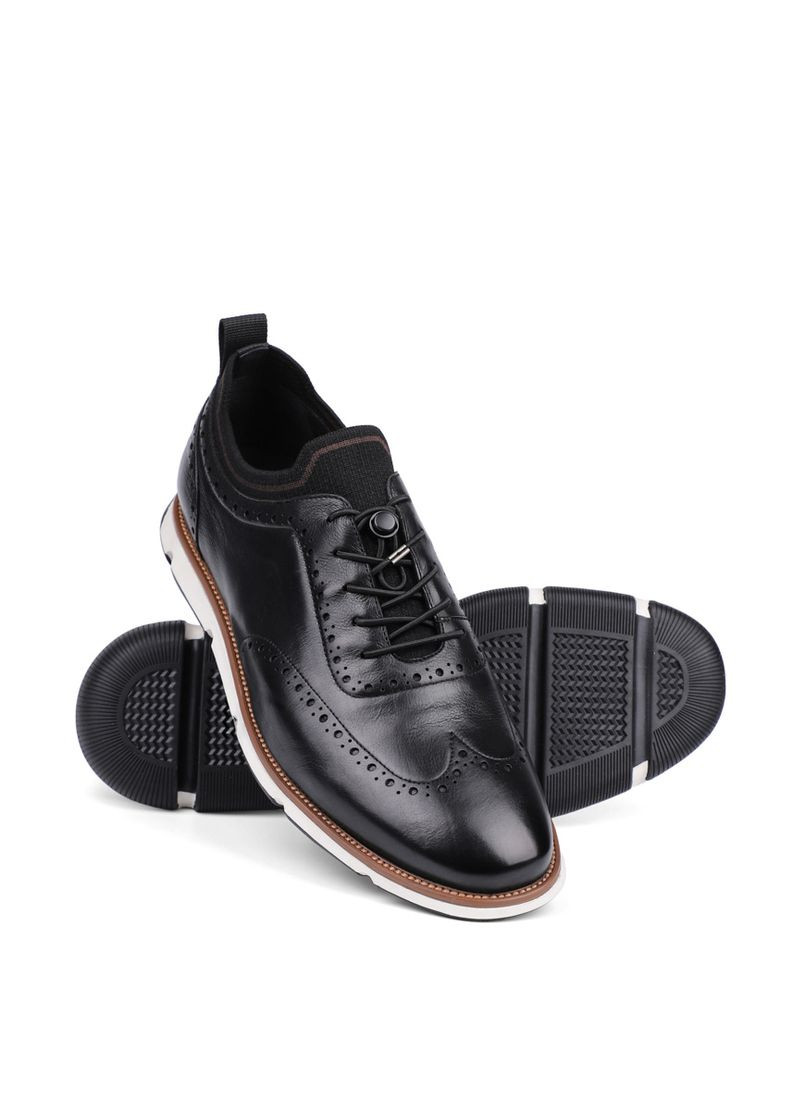 Черные мужские туфли qa767-c1-p742 черная кожа Miguel Miratez