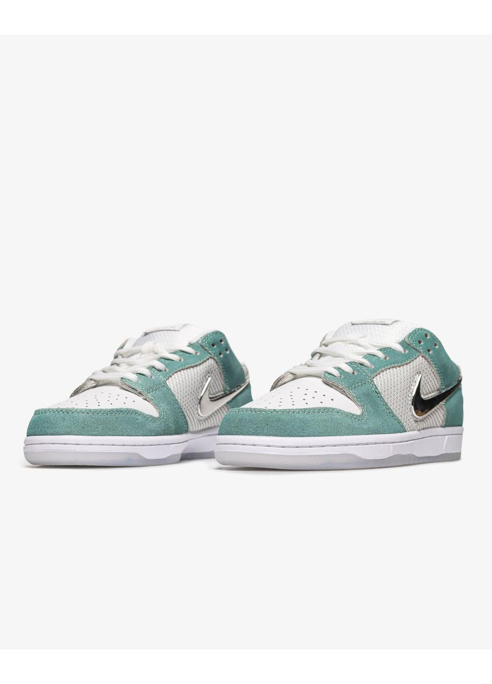 КРОСІВКИ ЖІНОЧІ NIKE APRIL SKATEBOARDS X DUNK LOW SB TURBO GREEN НАЙК АІР ЗУМ No Brand сірі демісезони (367174710)