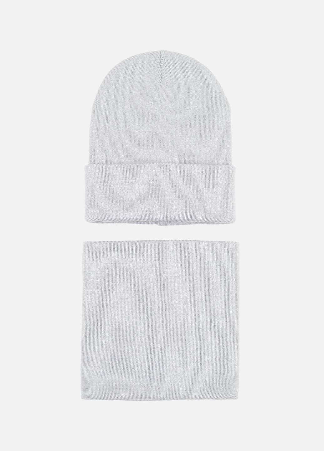Комплект шапка + шарф для дівчинки колір сірий ЦБ-00262983 Yuki (307793793)