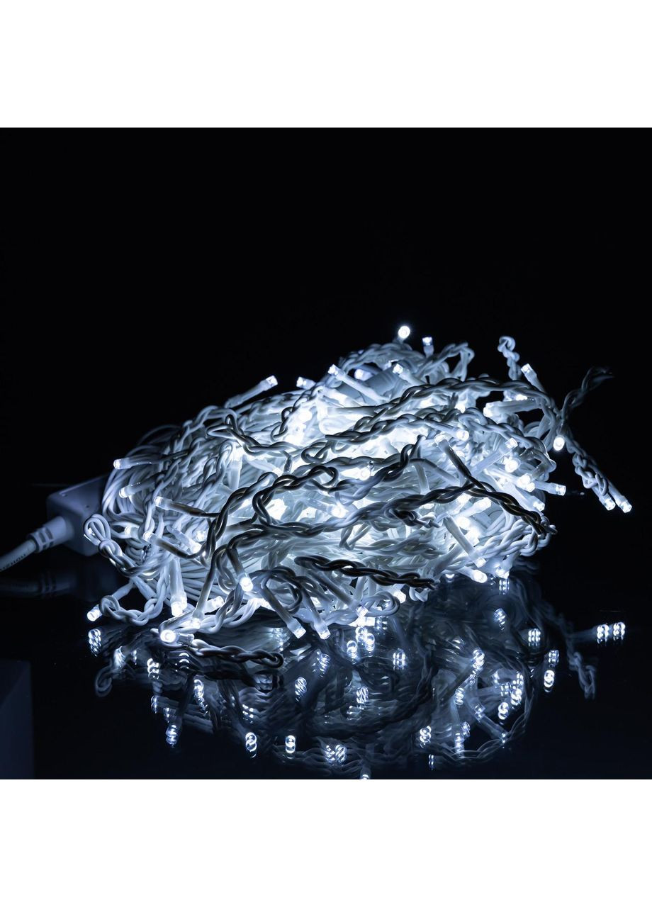 Уличная гирлянда Бахрома 12 м 200 LED белый провод Белый 12MWW Garlando (370373316)