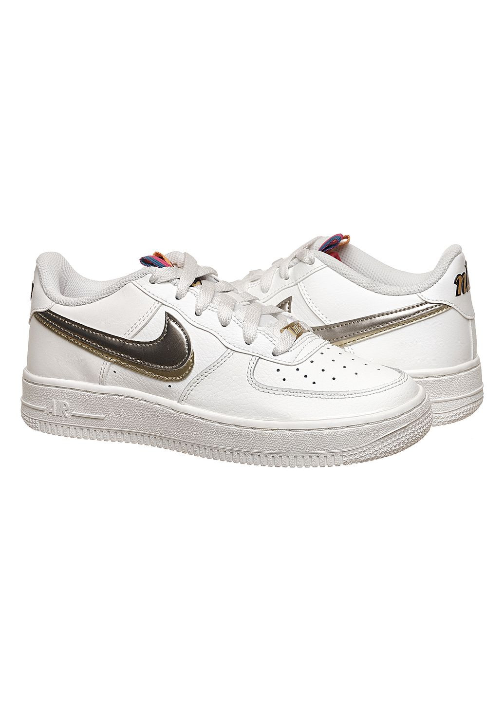 Кросівки жіночі Air Force 1 Lv8 (Gs) (DH9595-001) Nike білі демісезони (370780603)