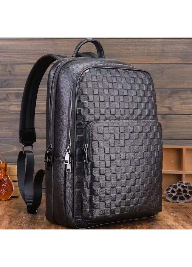 Рюкзак мужской кожаный большой для ноутбука 15,6" Tiding Bag (394176334)
