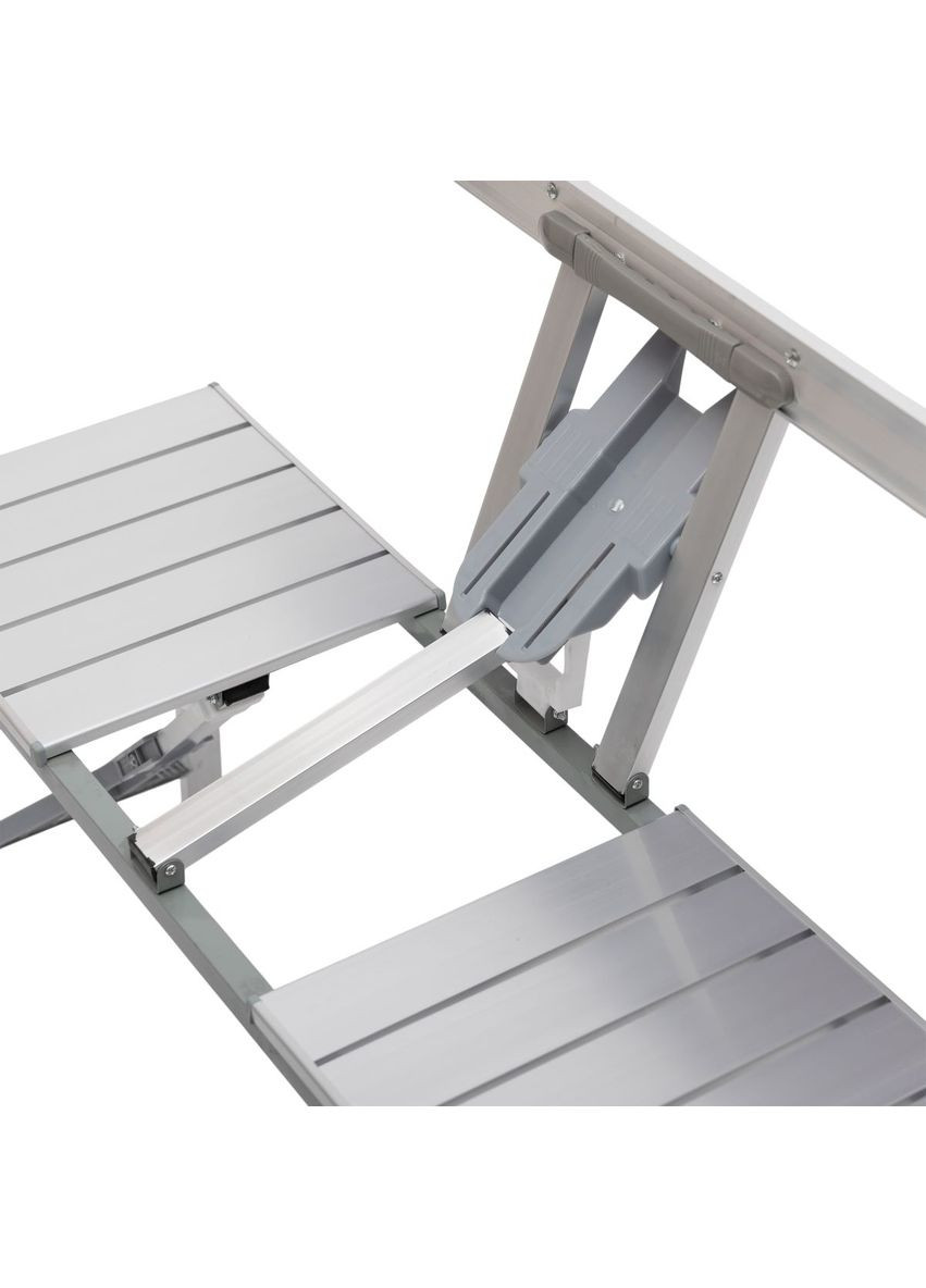 Складной алюминиевый стол трансформер + 4 стула для пикника в чемодане набор туристической складной мебели G03-2 LUGI (370707724)