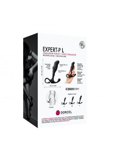 Ручной эргономичный массажер простаты Expert P size L Dorcel (297586761)