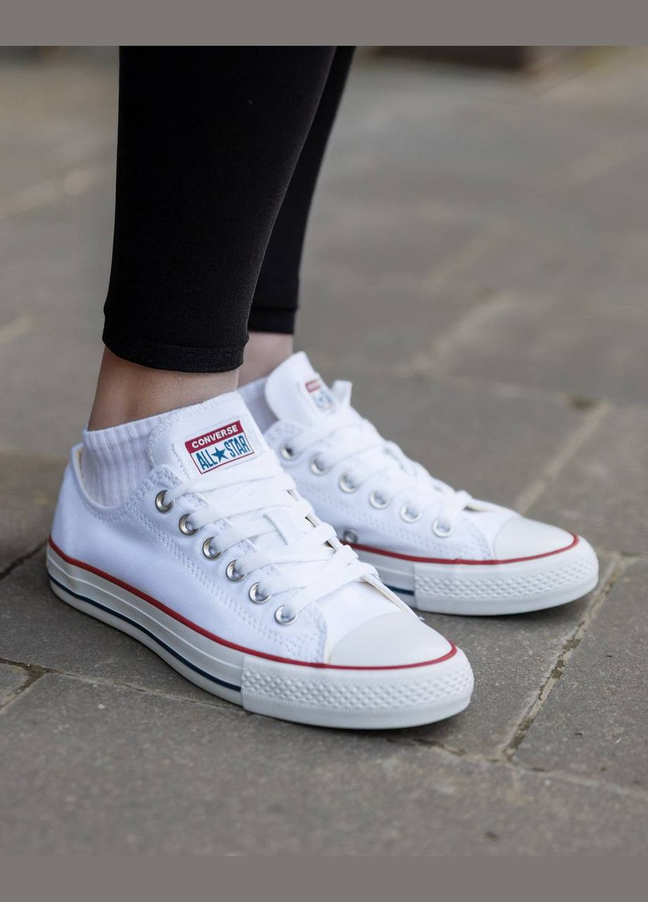 Белые мужские кеды No Brand