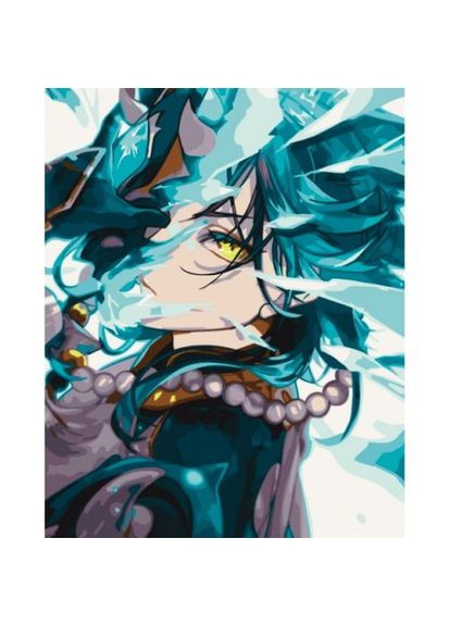 Картина по номерах "Аніме. Сяо. Геншин Імпакт" 40х50 см Ідейка (361418944)