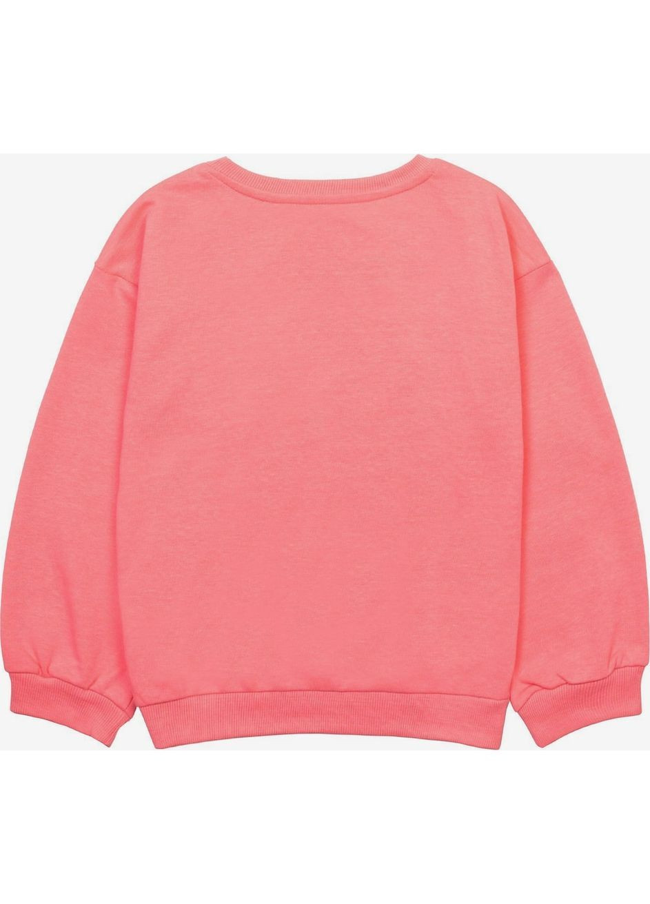 Minoti дитячий світшот для дівчинки рожевий (24070201) напис рожевий повсякденний тринитка