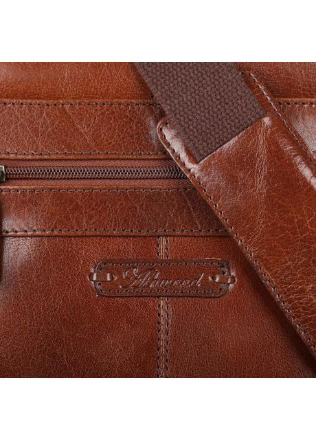 Сумка планшет через плечо для документов и для телефона мужская из натуральной кожи средняя Коричневый 36940 Ashwood (353690000)