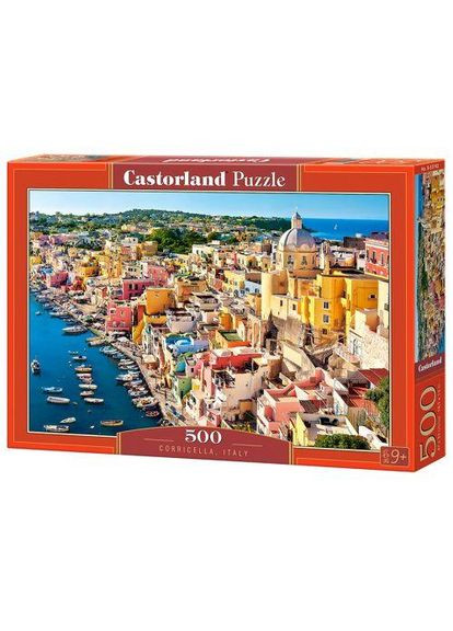Пазлы Корричелла Италия 500 элементов 47х33 см Разноцветный В-53742 Castorland (360646940)