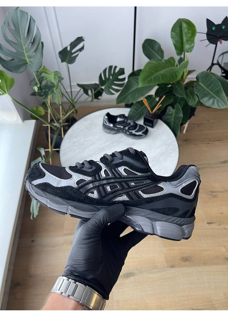 Черные демисезонные кроссовки мужские asics gel-nyc gore-tex black gray | асикс гель-нюк черные серые No Brand
