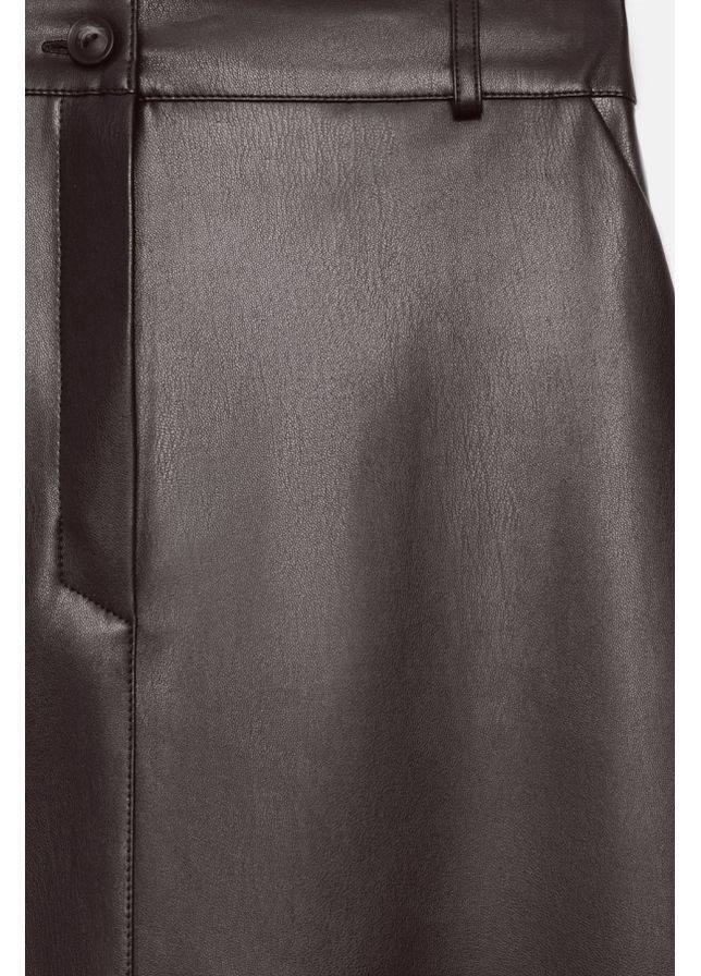 Коричневая юбка макси 3005 холодный шоколад Triko Bakh