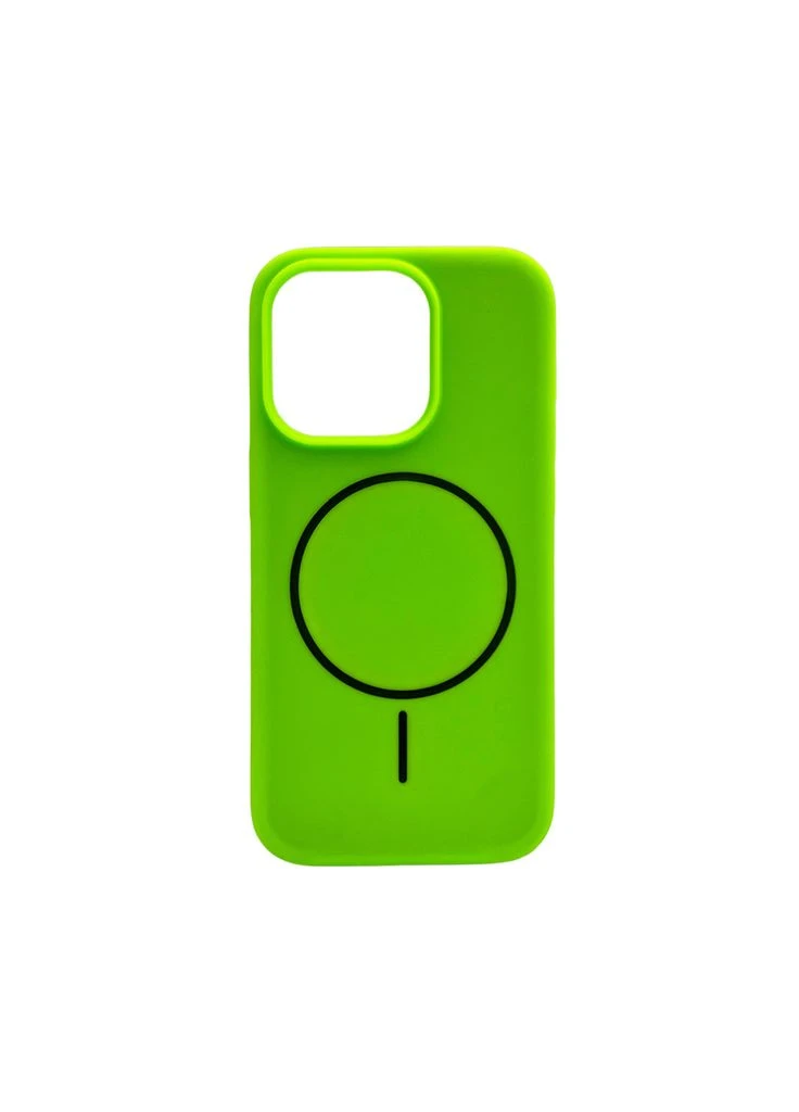 Чохол для смартфона Silicone Case Magnetic для Apple iPhone 14 Pro Max 53, Shiny Green Cosmic (396318804)