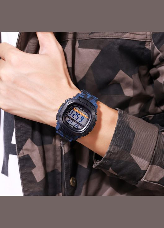 1657CMBU Camouflage-Blue SALE электронный спортивный, армейский Skmei (324089106)