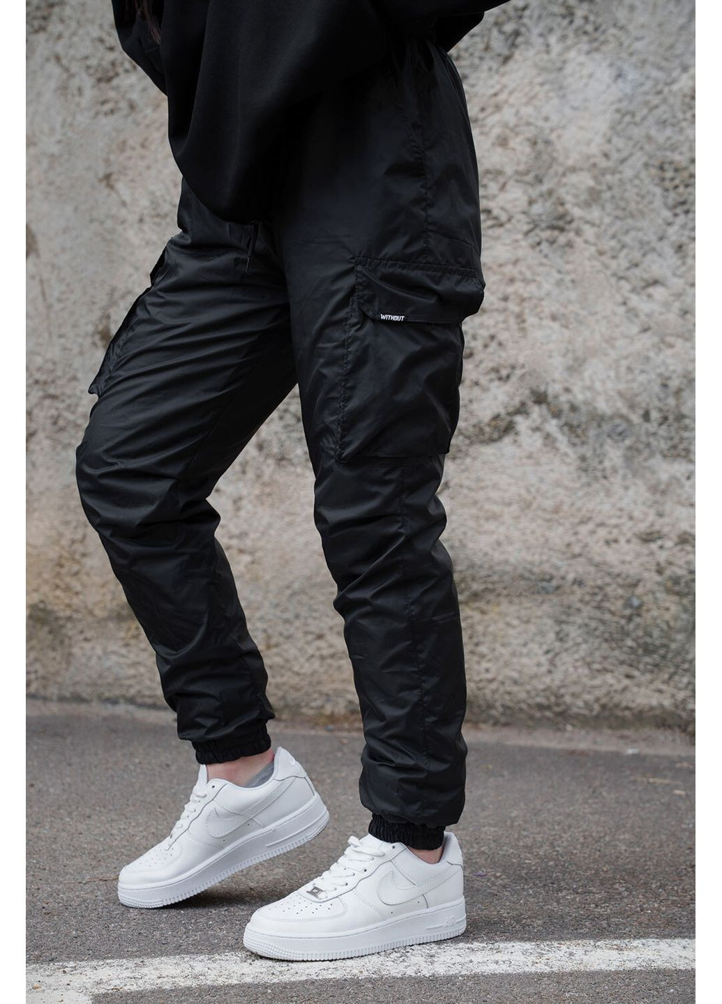 Жіночі Теплі Штани Карго Vader Reflective Black Without (372519900)