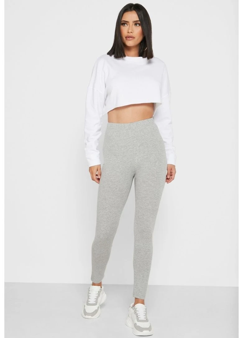 Серые леггинсы Missguided