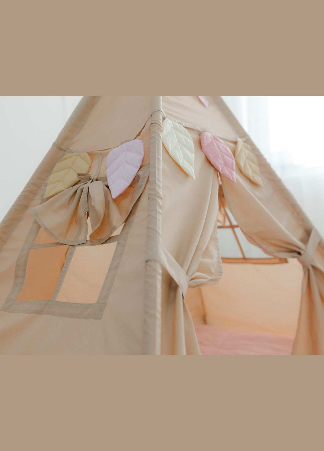 Вигвам для детей Госпожа Сова + корзина для игрушек. Полный комплект No Brand (316257198)