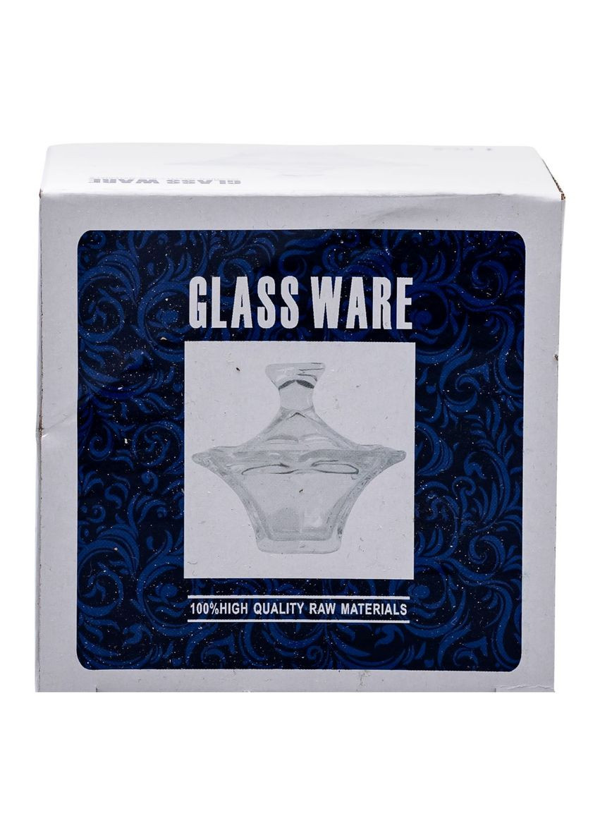 Сахарница с крышкой 8.5×8.5×8.5 см ваза сахарница квадратная стеклянная HP-4-116 Yiwu (365266158)