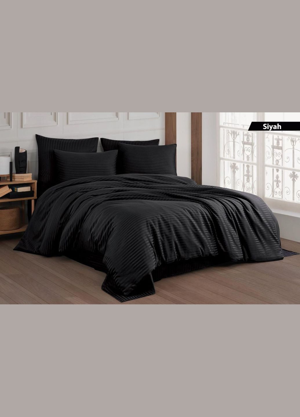 Постельное белье Cotton Shine Stripe Satin 160х220 Kayra (368834267)