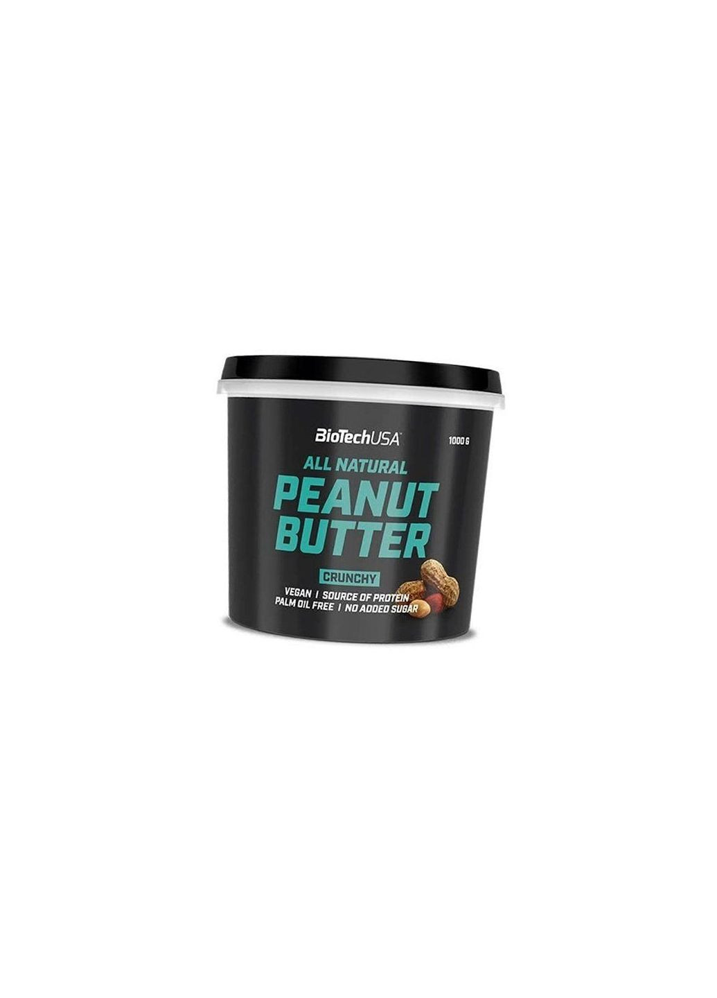 Арахисовая Паста, Peanut Butter, BioTech (USA) 1000г Хрустящий (05084012) Biotechusa (322722331)